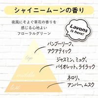 ラボン LAVONS ラボン・デ・ブーン 車用 芳香剤 シャイニームーンの香り 1セット（4個）