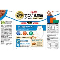 いなば CIAO チャオ すごい乳酸菌クランキー かつお節バラエティ 国産（20g×10袋入）12箱 キャットフード 猫用