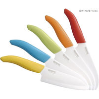 京セラ（KYOCERA） セラミックナイフ 三徳 包丁 刃渡14cm レッド FKR-140RD