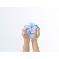 泡工場 背中も洗えるシャボンボール ブルー マーナ