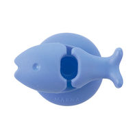 おさかな歯ブラシホルダー ブルー 1パック（2個入） マーナ