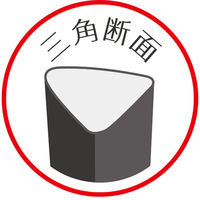 トライアングリップ シリコーンお玉 ブラック 1個 マーナ