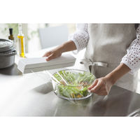 tower（タワー） マグネットラップケース L ホワイト 1個 山崎実業 キッチン収納