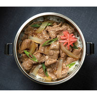 真空ステンレス丼ランチジャー 800ml ブルー スケーター