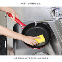 京セラ（KYOCERA） セラフォート フライパン 内面フッ素樹脂加工   卵焼きフライパン ガス火・IH対応 レッド CFF-EA-BRD