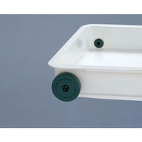 シンク下収納スライドラック2段 ホワイト 1個 伸晃