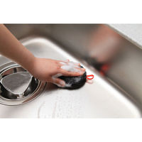 シンク洗いタワシ 排水口・三角コーナーにも 1個 サンベルム