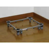 洗濯機台 キャスター付 ドラム式縦式両対応 1個 平安伸銅工業