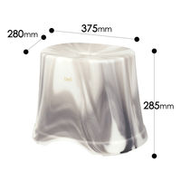 デフィ（Defi）風呂いす 風呂椅子 高さ28cm スモーク レック (B-883)