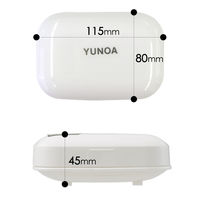 ユノア（YUNOA） 石けん箱 ( 石鹸置き )ニューホワイト レック(BB-111)