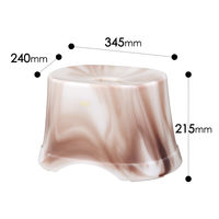 デフィ（Defi） 風呂いす 風呂椅子 高さ21cm アンバー レック(B-882)