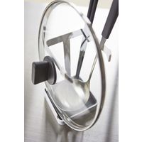 お玉＆鍋蓋スタンド プレート ホワイト 1個 山崎実業