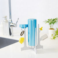 ボトル水切りスタンド ホワイト K695W 1個 マーナ 水切りかご