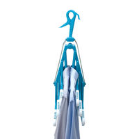 新機能・折りたたみ8連 洗濯ハンガー スライド 1個 レック(W-250)