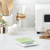 タニタ（TANITA） キッチンスケール 2kg アボカドグリーン KJ-213 1台 計量器 クッキングスケール　はかり