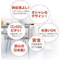 IHマット 薄いSOFTタイプ 直径約21cm リースブラック 1セット（1枚×3）東洋アルミエコープロダクツ