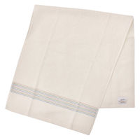 フェイスタオル オーガニックコットン アイボリー 約34×80cm 2枚セット 林