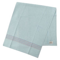 フェイスタオル オーガニックコットン ブルー（青） 約34×80cm 2枚セット 林