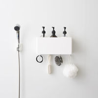 tower（タワー） マグネットストレージバスケット ホワイト 1個 山崎実業 キッチン収納