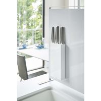 tower（タワー） マグネット包丁スタンド ホワイト 1個 山崎実業 キッチン収納