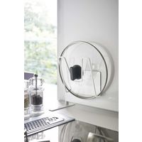 tower（タワー） マグネット鍋蓋ホルダー ホワイト 1個 山崎実業 キッチン収納