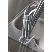 tower（タワー） 蛇口にかけるスポンジホルダー ホワイト 1個 山崎実業 キッチン収納