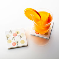 karari（カラリ） 珪藻土 コースタースクエア フォレスト 1個 アネスティカンパニー