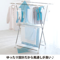 洗濯物干し 室内用 X型 ポーリッシュ PS-01 1個 天馬