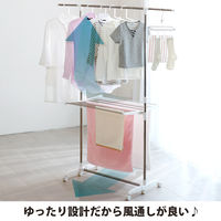 洗濯物干し 室内用 H型 ポーリッシュ PS-02 1個 天馬