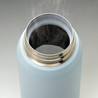 ZOJIRUSHI（象印） ステンレスマグ 水筒 ワンタッチ シームレスせん 480ml アイスグレー SM-WA48-HL 1個