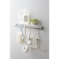 tower（タワー） タオル掛け上ラック 浴室壁面収納 ホワイト 山崎実業