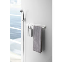 tower（タワー） マグネットバスルームタオルハンガー タワーワイド ホワイト 1個 山崎実業