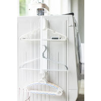 tower（タワー） マグネット洗濯ハンガー収納ラック ホワイト 1個 山崎実業