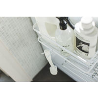 tower（タワー） ホースホルダー付き洗濯機横マグネットラック ホワイト 1個 山崎実業