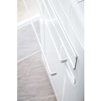 tower（タワー） 洗濯機横マグネットタオルハンガー2段 ホワイト 1個 山崎実業