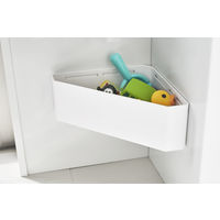 tower（タワー） マグネットバスルームコーナーおもちゃラック ホワイト 1個 山崎実業