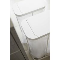 ルーチェ 分別ゴミ袋ホルダー ホワイト 1個 山崎実業