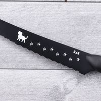 ねこのパン切りナイフ 包丁 コーティング Nyammy ニャミー 1個 KAI 貝印