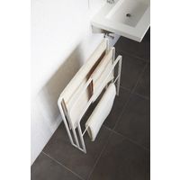 tower（タワー） 横から掛けられるバスタオルハンガー 3連 ホワイト 1個 山崎実業 【送料無料】