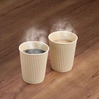 未晒バンブーペーパー 断熱タフカップ 235ml 1セット（6個入×4袋） SD-143 ストリックスデザイン