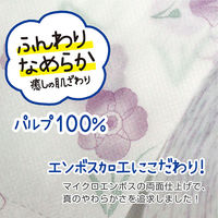 トイレットペーパー 4ロール入×10パック パルプ ダブル 40m クリネックスシスティ エレガントパープル 1箱（40ロール入） 日本製紙クレシア