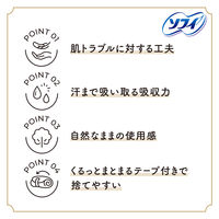 ナプキン 生理用品 ソフィ はだおもい オーガニック 特に多い夜用 羽つき 360 36cm 1パック （8枚） ユニ・チャーム