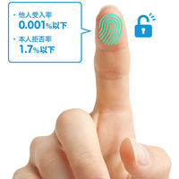 サンワサプライ  USB指紋認証リーダー（MoC搭載・Windows Hello対応） FP-RD5（直送品）