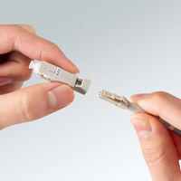 サンワサプライ  光変換アダプタ（SCオス-LCメス・マルチモード） HAD-SCLCF-50M4（直送品）