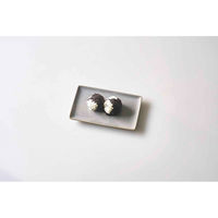 アイトー 角皿 21cm ナチュラルカラー 磁器 美濃焼 アッシュ 448718 1個（直送品）