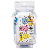 スケーター 弁当箱 2段 600ml 抗菌2段ふわっと弁当箱 チェゴシム 469597 1個（直送品）