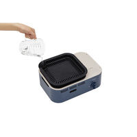 アイリスオーヤマ 減煙焼肉カセットコンロ IGC-GY1-A アッシュネイビー 1台（直送品）