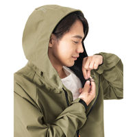 Makku 3レイヤーシェルジャケット ベージュ L AS-990 1着（直送品）