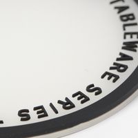 PVCコースターロゴ2点セット ブラック LAKOLE/ラコレ