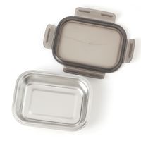 ステンレスコンテナ(650ml) グレー LAKOLE/ラコレ